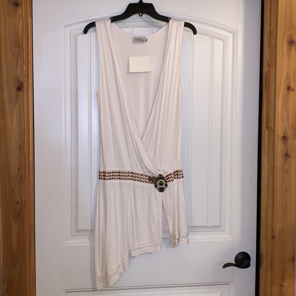 Beach Bunny Swimwear Shift Dress with Studded Accents 👗 Size M 🤩 SCC